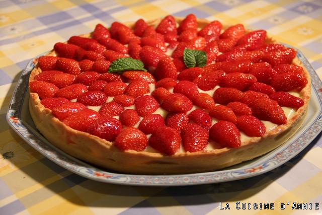 Haut Imagen Recette Tarte Aux Fraises Marmiton Fr Thptnganamst Edu Vn